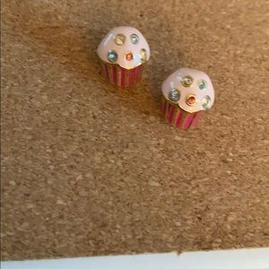 Kate spade cup cake earrings studs